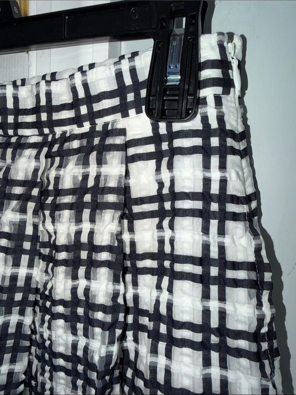 Maeve by Anthropologie navy and White Overlay Skirt Circle Midi Size 6P NWT - Picture 6 of 11